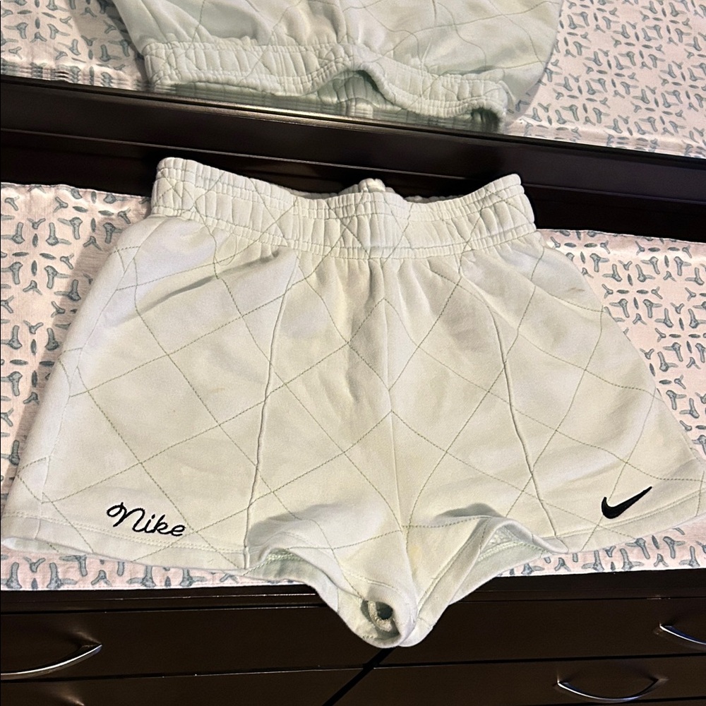 Nike Mint Quilted Shorts